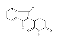 沙利度胺結(jié)構(gòu)式